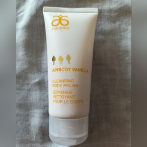 Arbonne Cleansing Body Polish Apricot Vanilla 2 oz Lotion